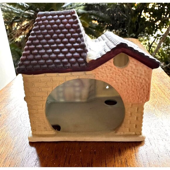 VTG Gift Collection Tea Light Hotel English Tudor Ceramic New Christmas Present - Picture 8 of 12